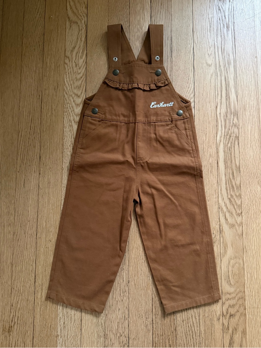 Carhartt 2T Brown Overalls Like New